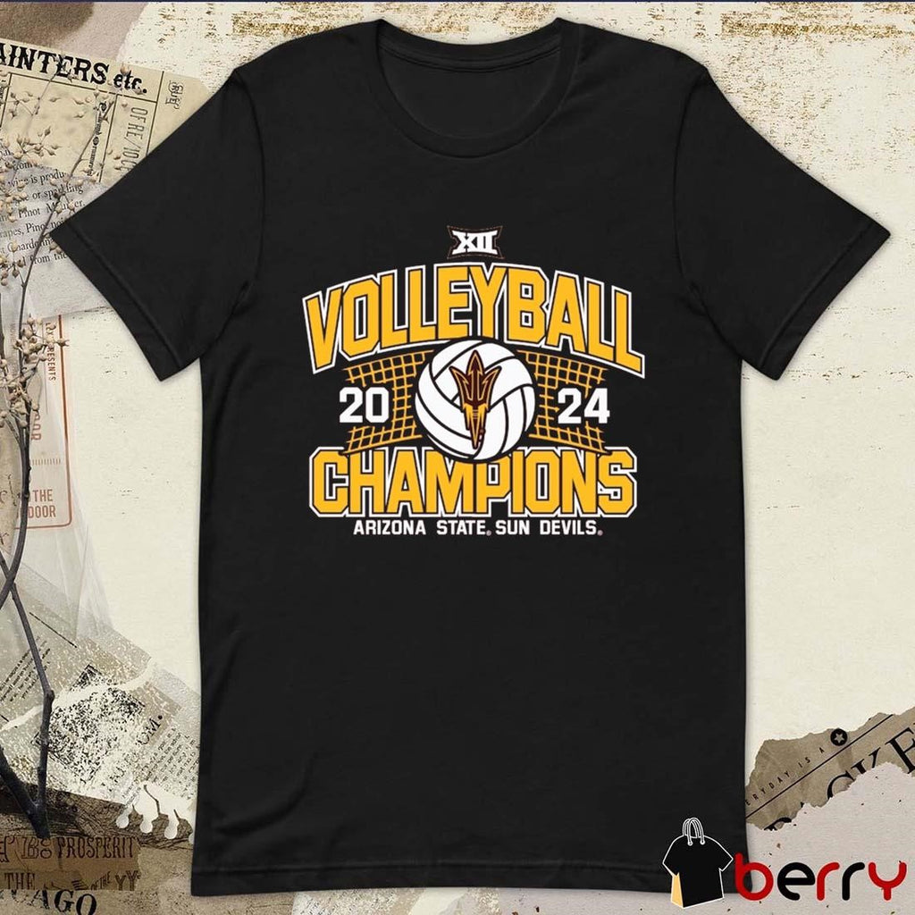 Arizona State Sun Devils 2024 Big 12 Volleyball Regular Season Champions t-shirt