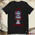Arizona Wildcats 2026 NCAA Men’s March Madness Final Four Indianapolis Champions Logos t-shirt