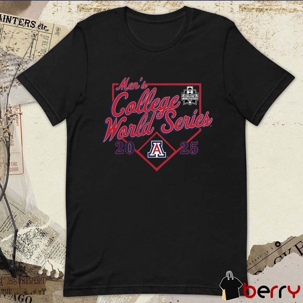 Arizona Wildcats NCAA Baseball Men’s College World Series Bullpen Ace 2025 t-shirt