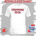 Arsenal Champions 25 26 Shirt