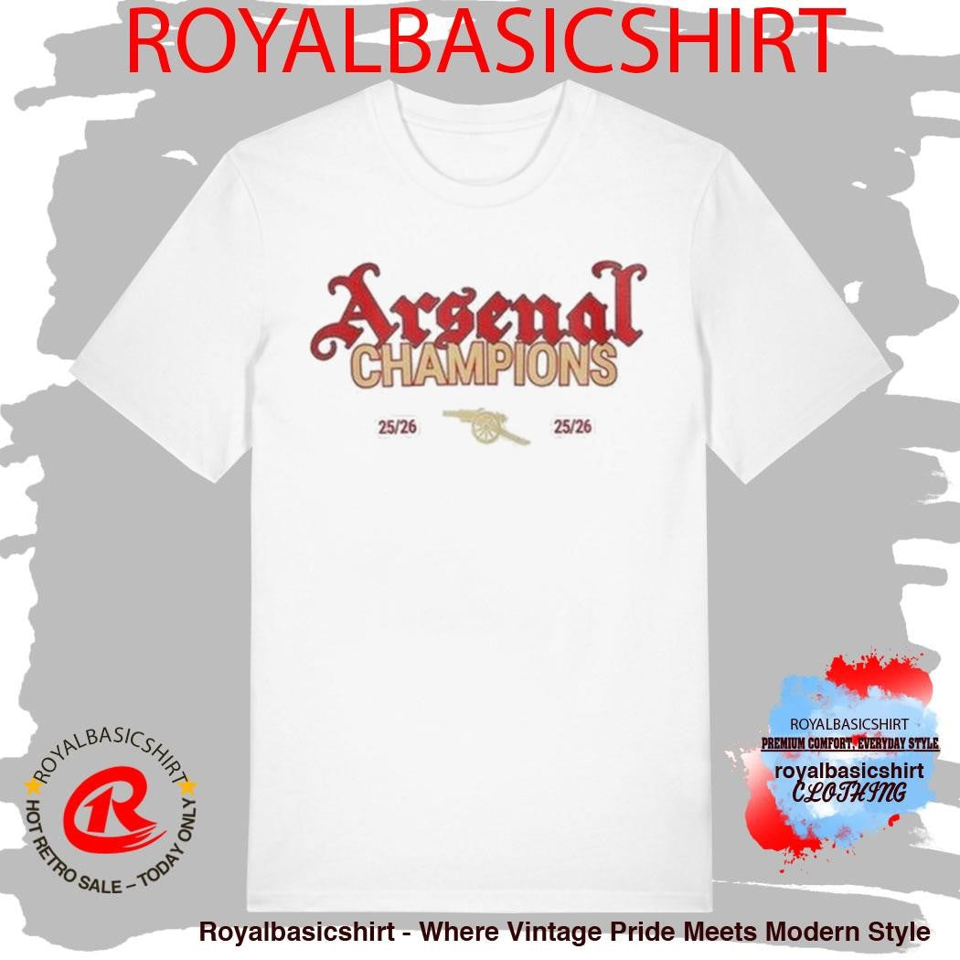 Arsenal Premier League Champions 2025 2026 Shirt