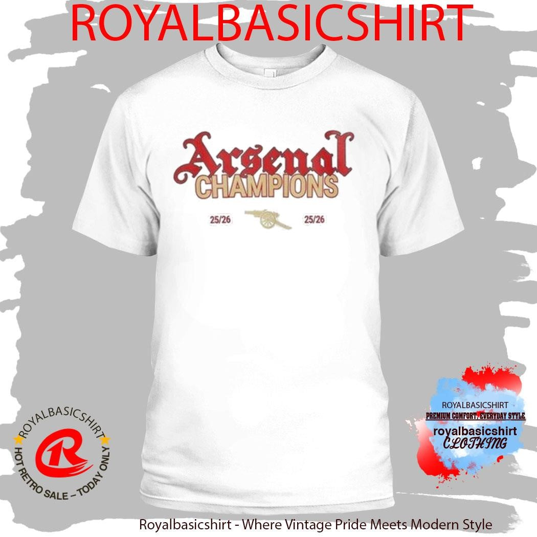 Arsenal Premier League Champions 2025 2026 Shirt
