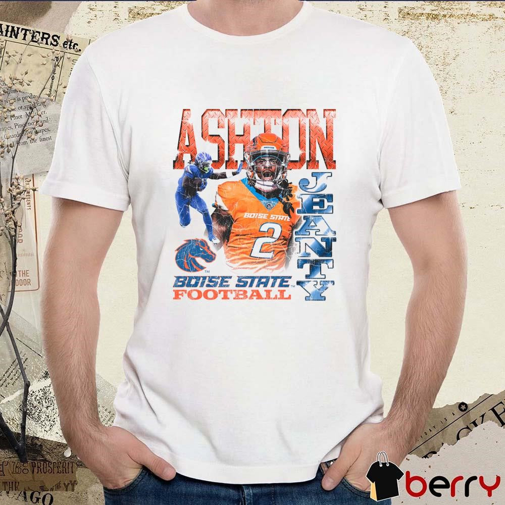 Ashton Deuce Jeanty Boise State Broncos Football Vintage Graphic t-shirt