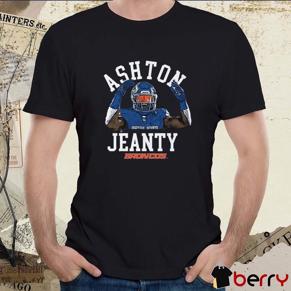 Ashton Jeanty Boise State Broncos Signature Graphic t-shirt