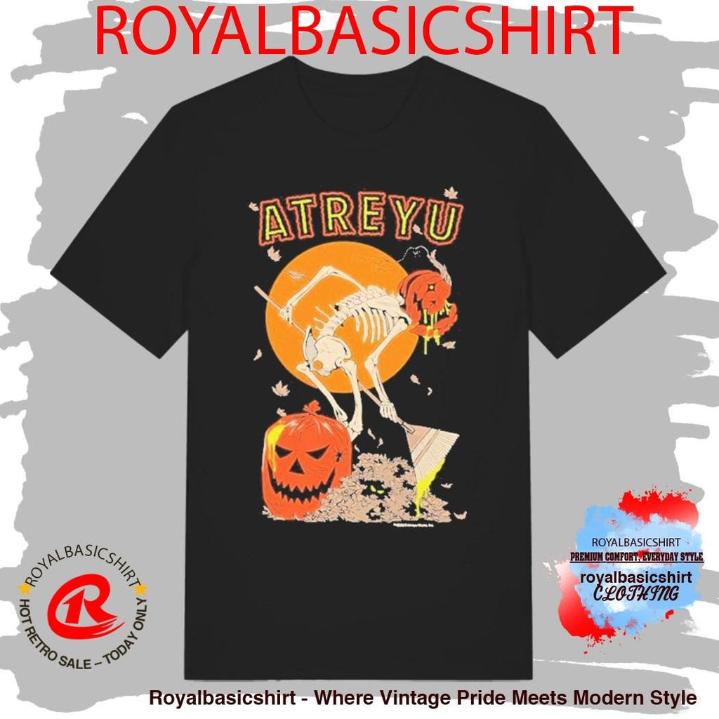 Atreyu Halloween Austin Pardun Skeleton Shirt