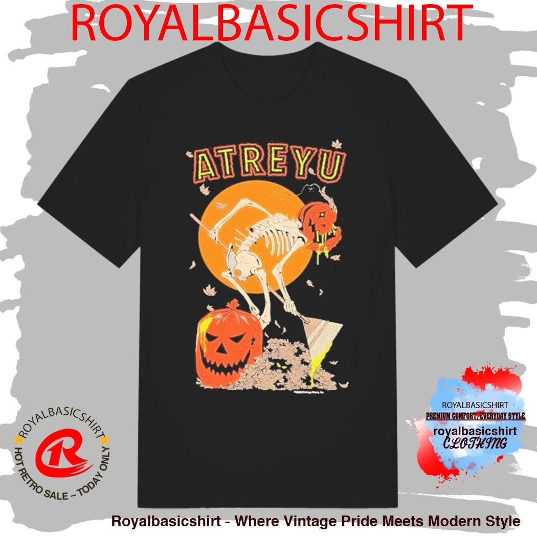 Atreyu Halloween Austin Pardun Skeleton Shirt
