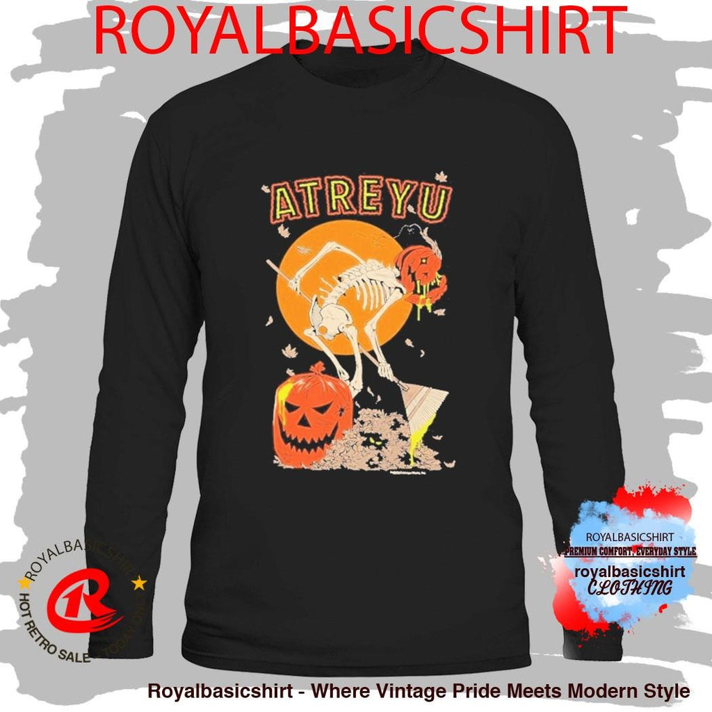 Atreyu Halloween Austin Pardun Skeleton Shirt