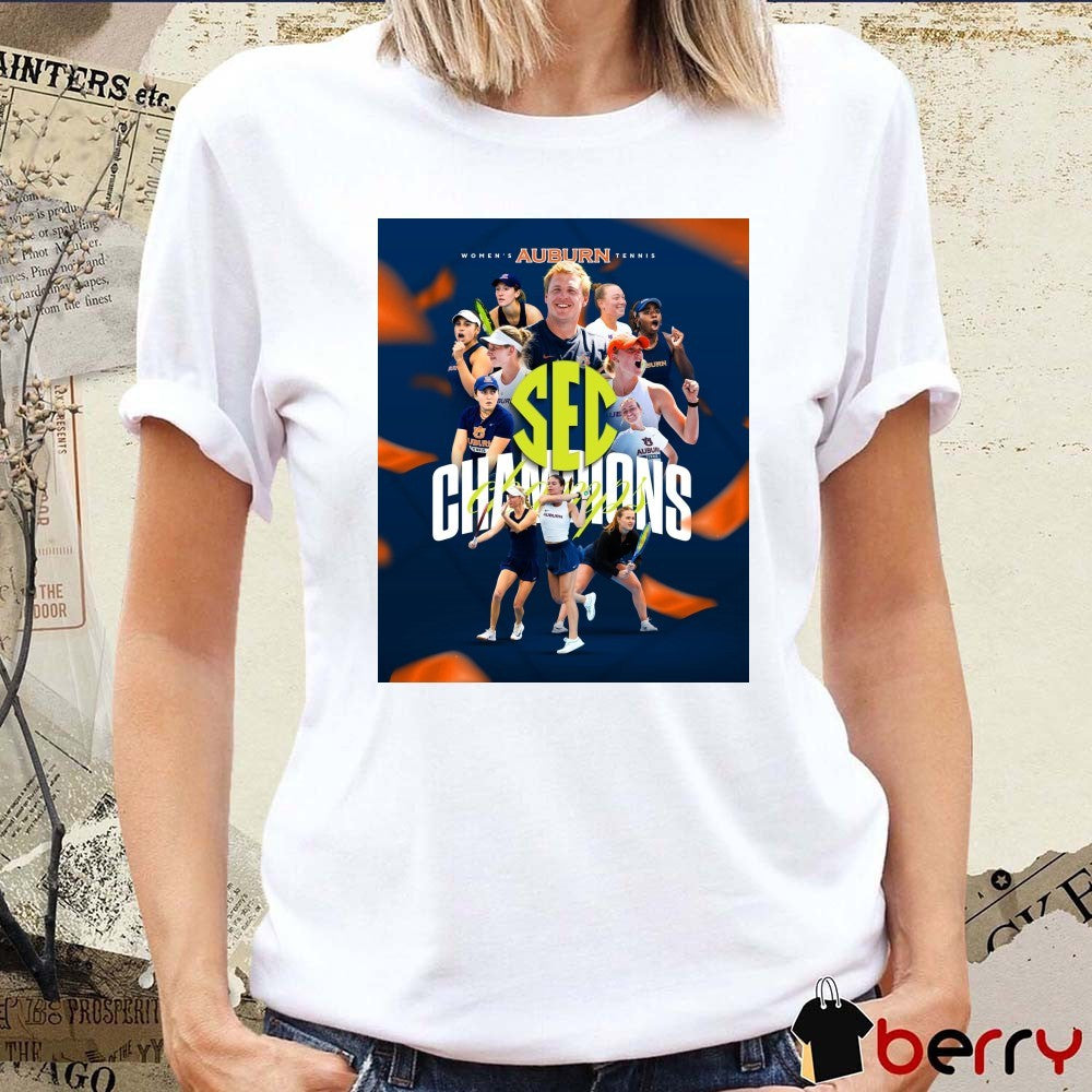 Auburn Tigers 2026 SEC Women’s Tennis Championship in Norman Poster t-shirt