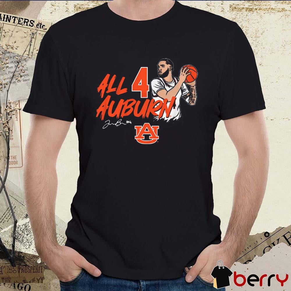 Auburn Tigers NCAA Johni Broome All 4 Auburn Signature t-shirt