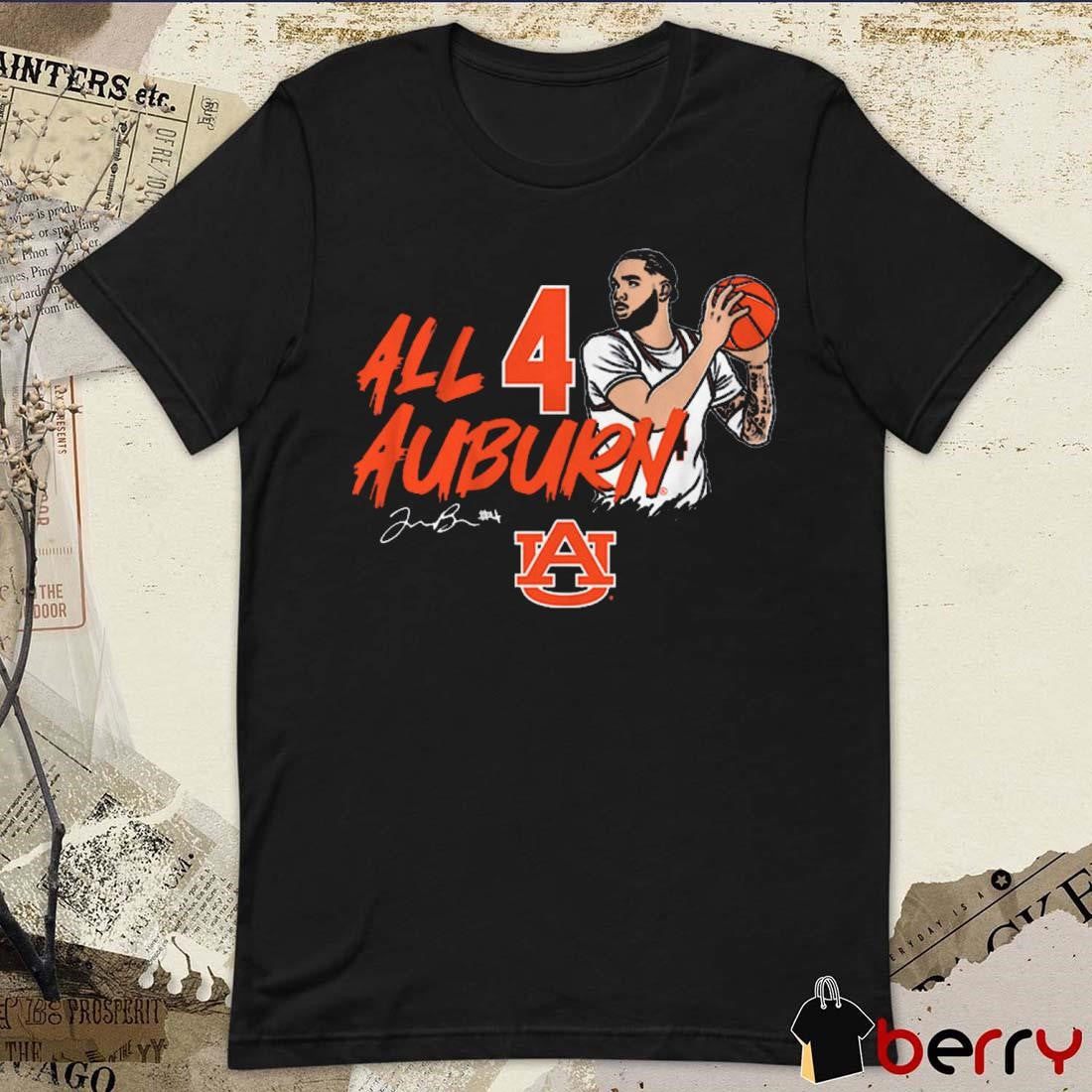 Auburn Tigers NCAA Johni Broome All 4 Auburn Signature t-shirt