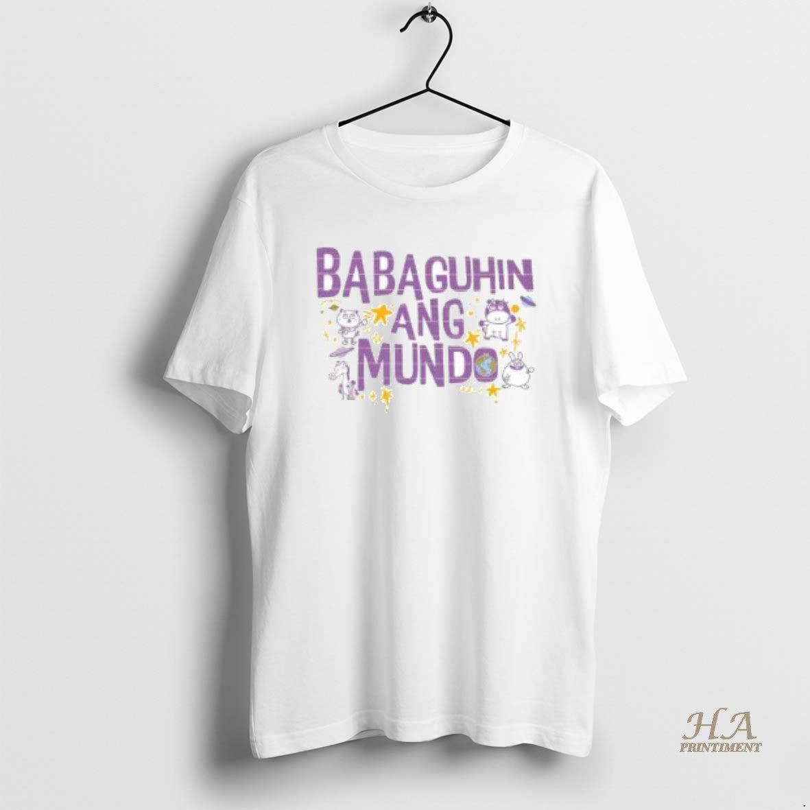 Official Babaguhin Ang Mundo Cute Purple Text