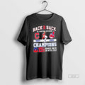 Official Back 2 Back 2024 25 Al Central Division Champions Cleveland Guardians Games Back On