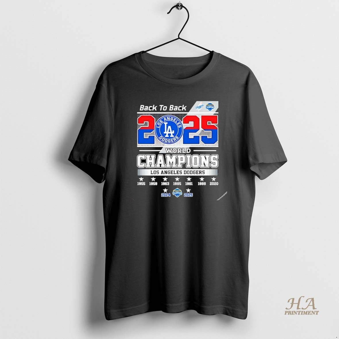 Official Back To Back Los Angeles Dodgers 2025 World Series Christmas