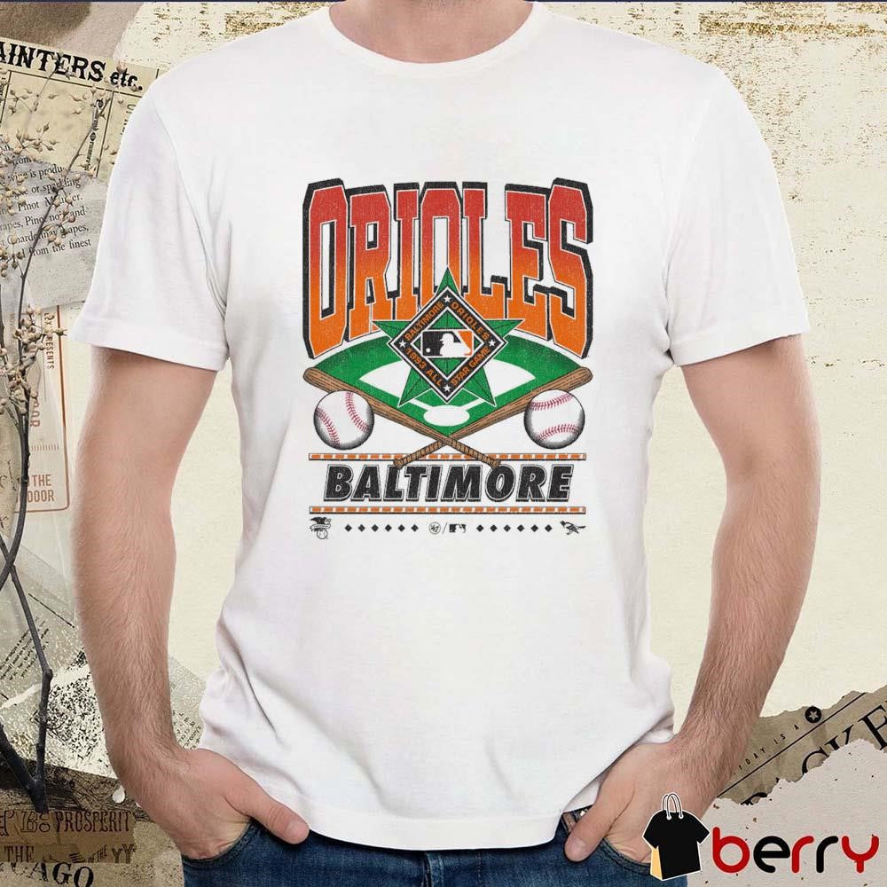 Baltimore Orioles MLB Straight Shot 1993 All Star Game Vintage t-shirt