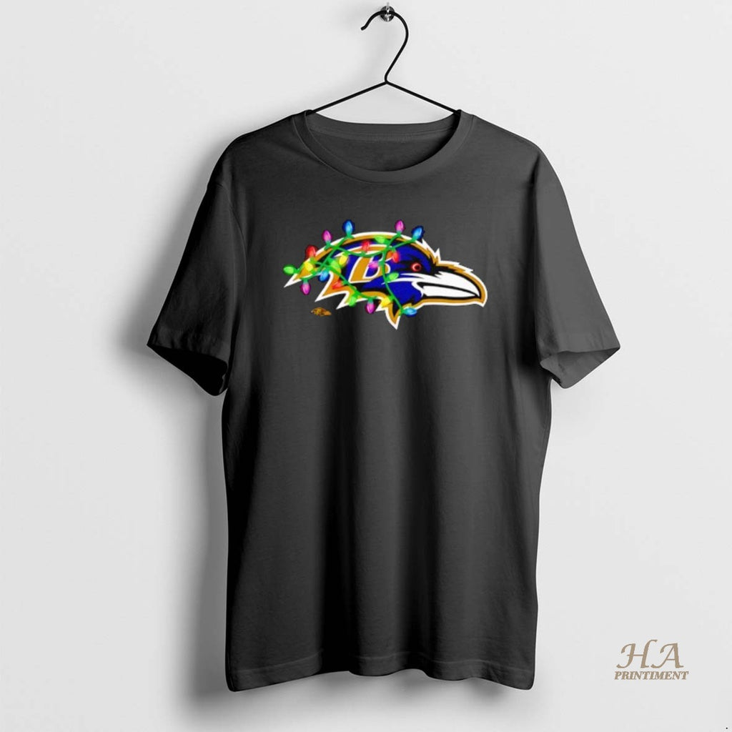 Official Baltimore Ravens Logo Holiday Lights