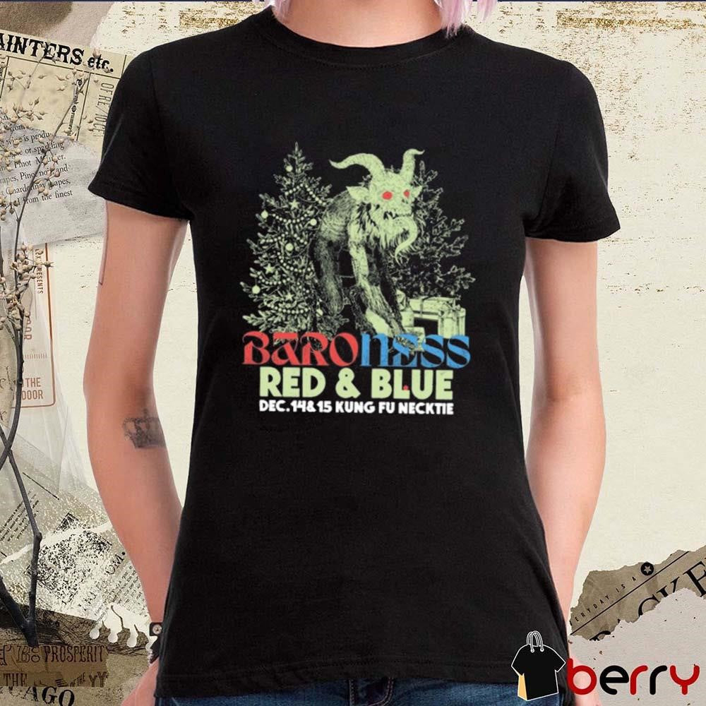 Baroness Red And Blue Kung Fu Necktie in Philadelphia PA Dec 14-15 2024 t-shirt