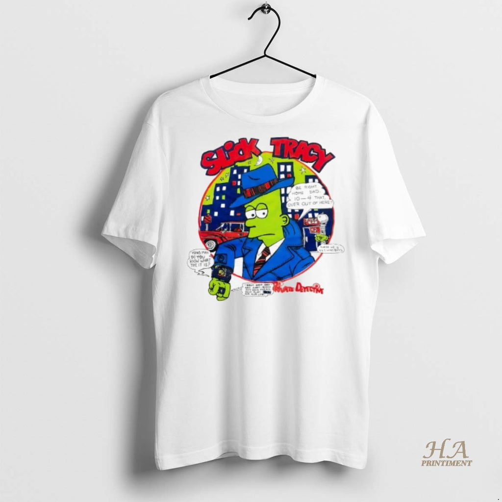 Official Bart Simpson Slick Tracy Shirt