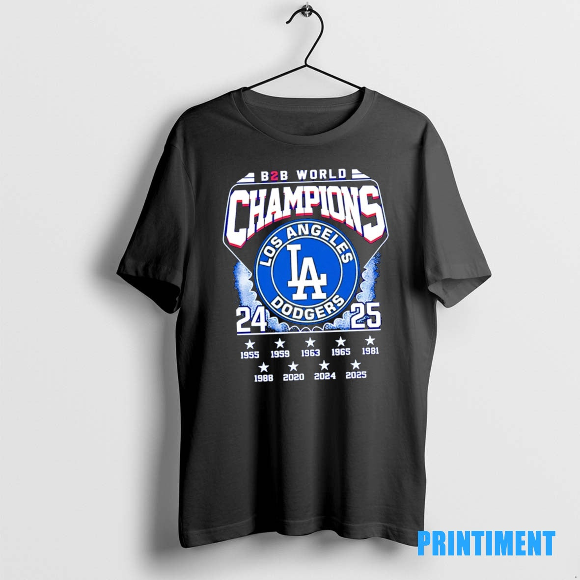 Official Best B2b World Champions 24 25 Los Angeles Dodgers Tee Sweater