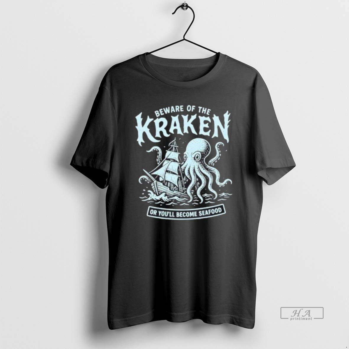 Official Beware Of The Kraken Sea Monster And Cryptid Lovers