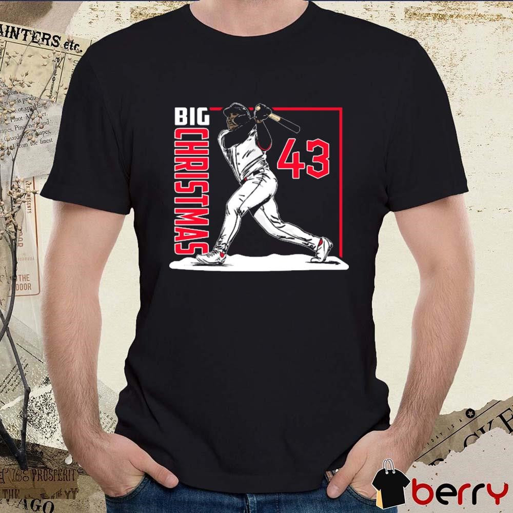 Big Christmas Jhonkensy Noel #43 Cleveland Guardians MLB Player t-shirt
