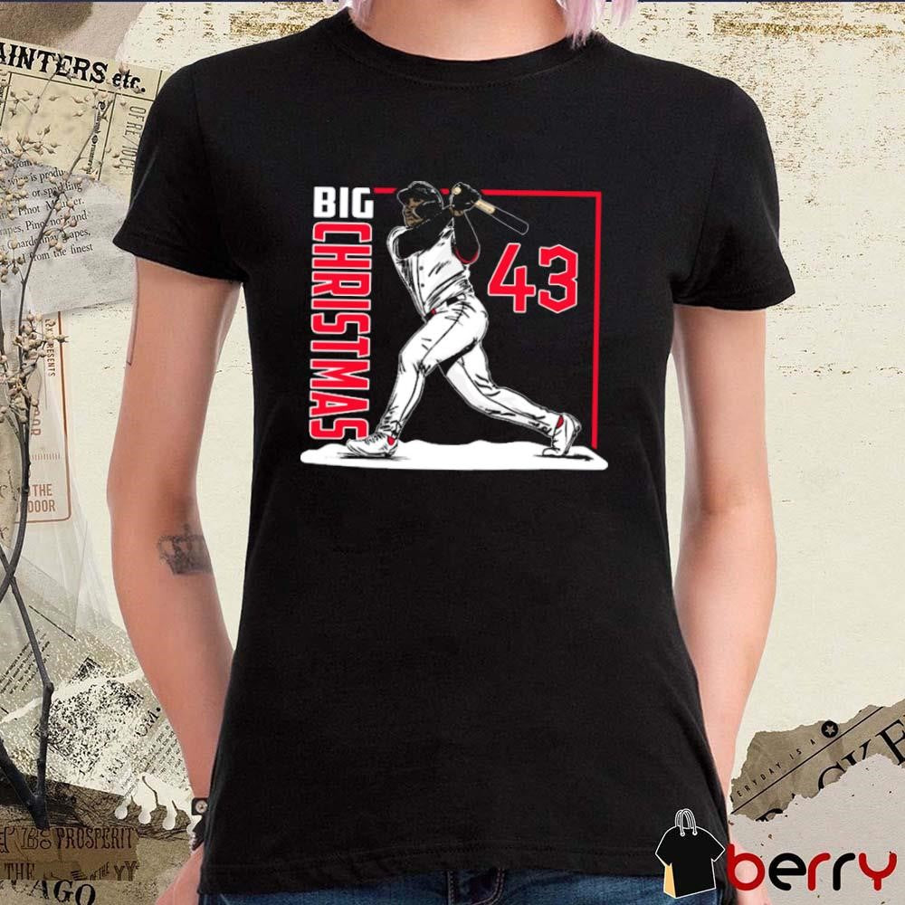 Big Christmas Jhonkensy Noel #43 Cleveland Guardians MLB Player t-shirt