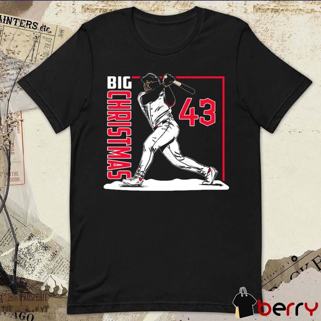 Big Christmas Jhonkensy Noel #43 Cleveland Guardians MLB Player t-shirt