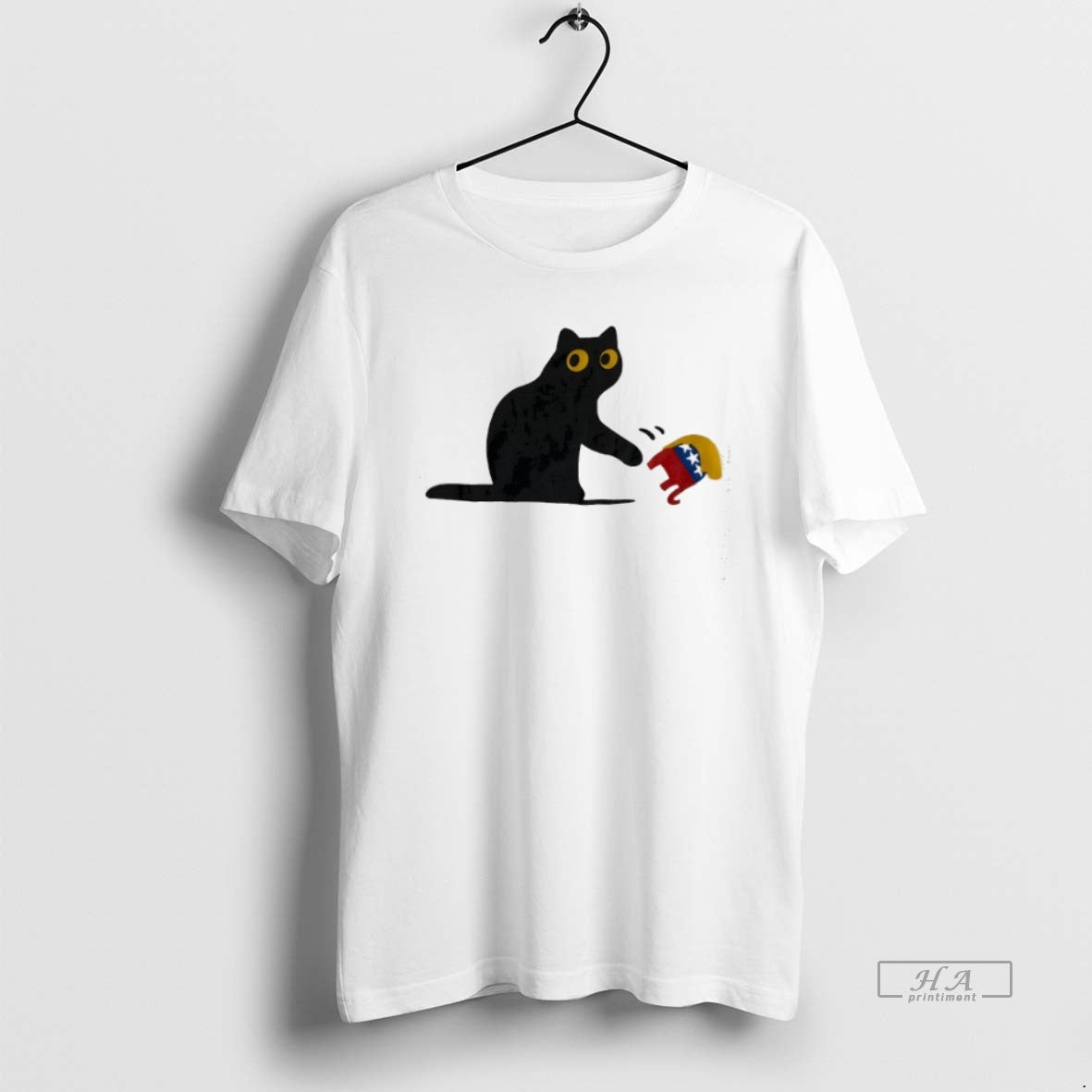 Official Black Cat Swatting Elephant Trump