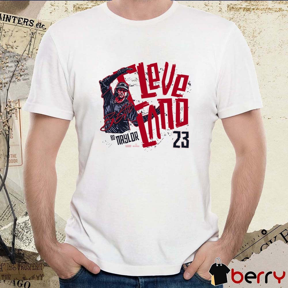 Bo Naylor For the Cleveland Guardians MLBPA Signature Painting t-shirt