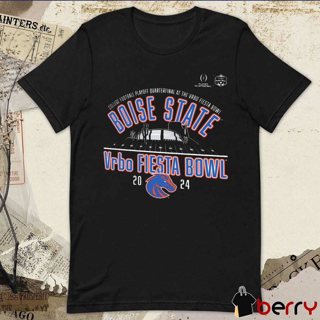 Boise State Broncos College Football Playoff Quarterfinal At The Vrbo Fiesta Bowl Stadium 2024 t-shirt