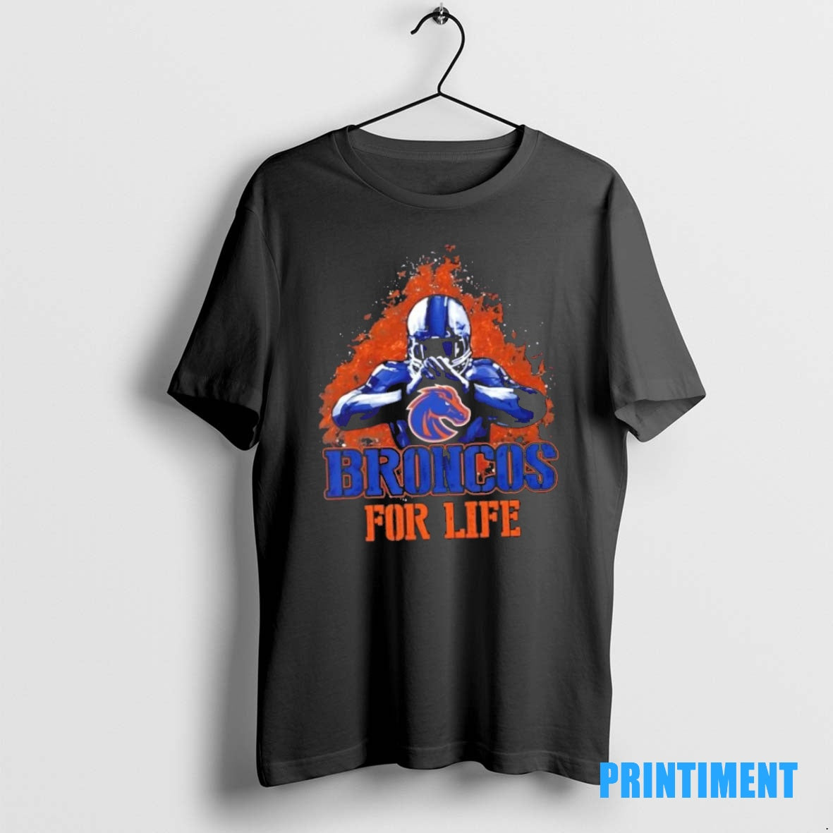 Official Boise State Broncos Football For Life Tee Sweater
