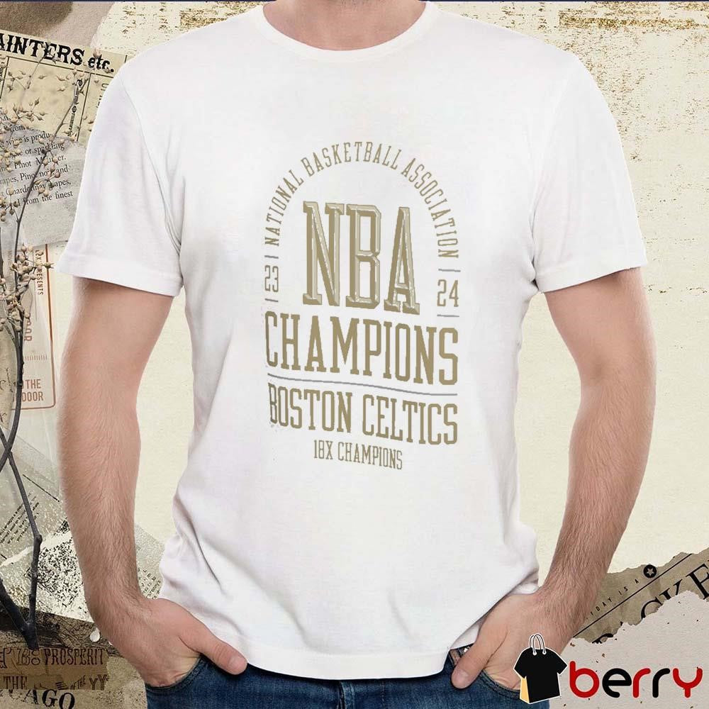 Boston Celtics 2024 National Basketball Association NBA Finals Champions Banner Collection t-shirt