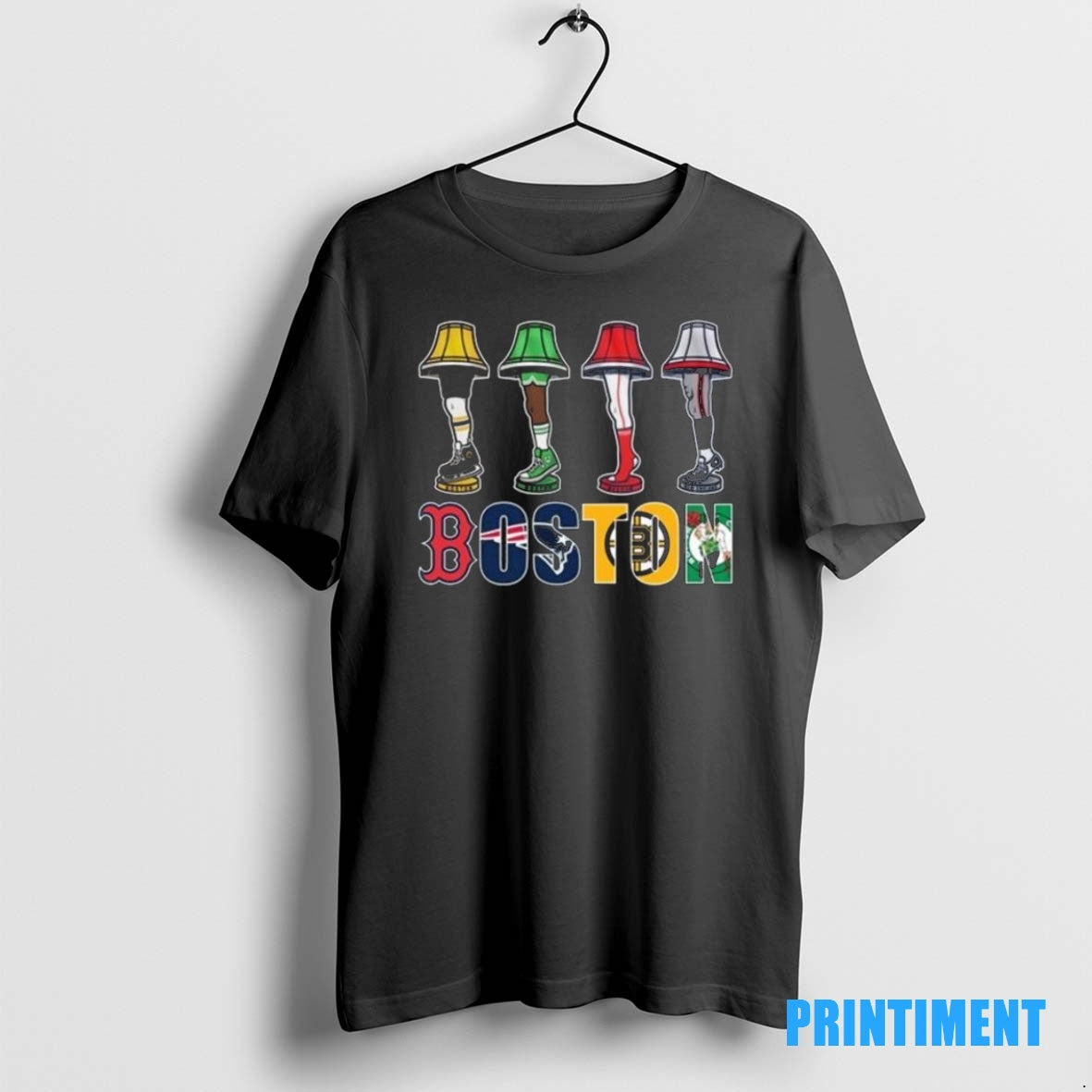 Official Boston City Sports Holiday Leg Lamp 2025 Tee Sweater
