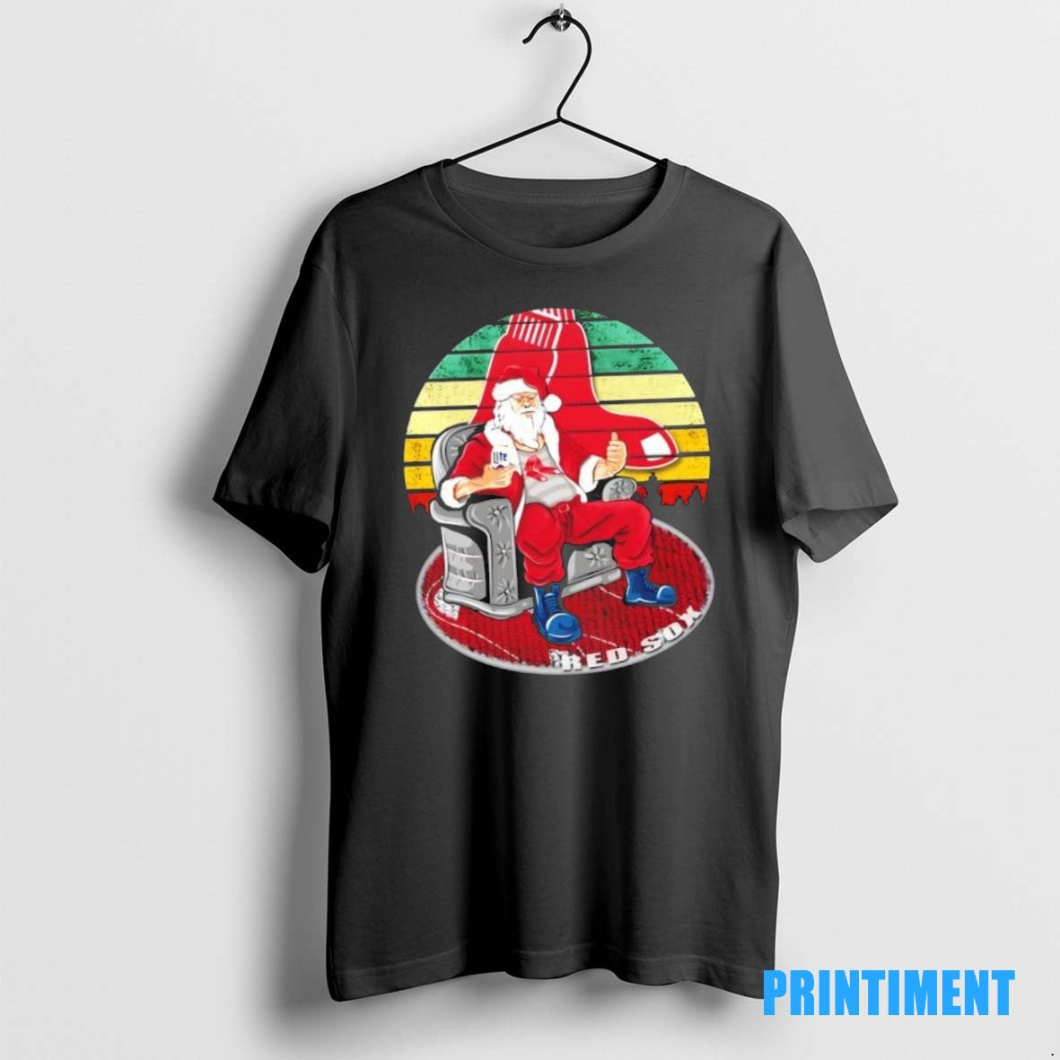 Official Boston Red Sox X Santa Claus Christmas Vintage Tee Sweater