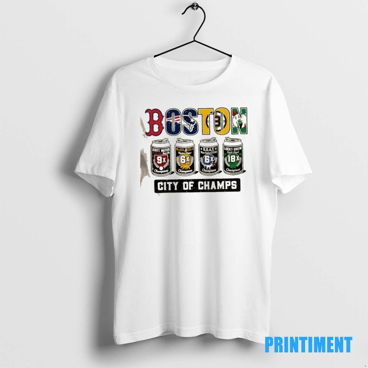 Official Boston Sports City Of Champs Tee Sweater