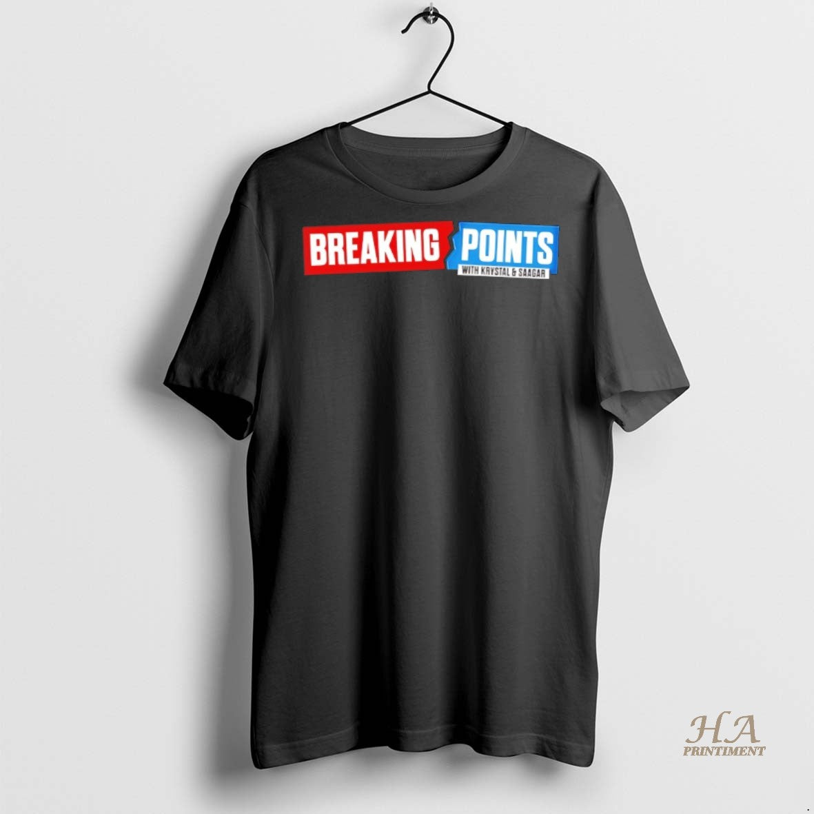 Official Breaking Points With Krystal And Saagar Logo Shirt