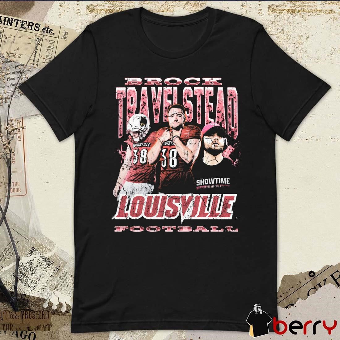 Brock Travelstead Louisville Cardinals Football 90s Graphic t-shirt