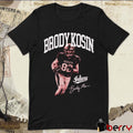 Brody Kosin Indiana Hoosiers Portrait Cardinal Signature t-shirt