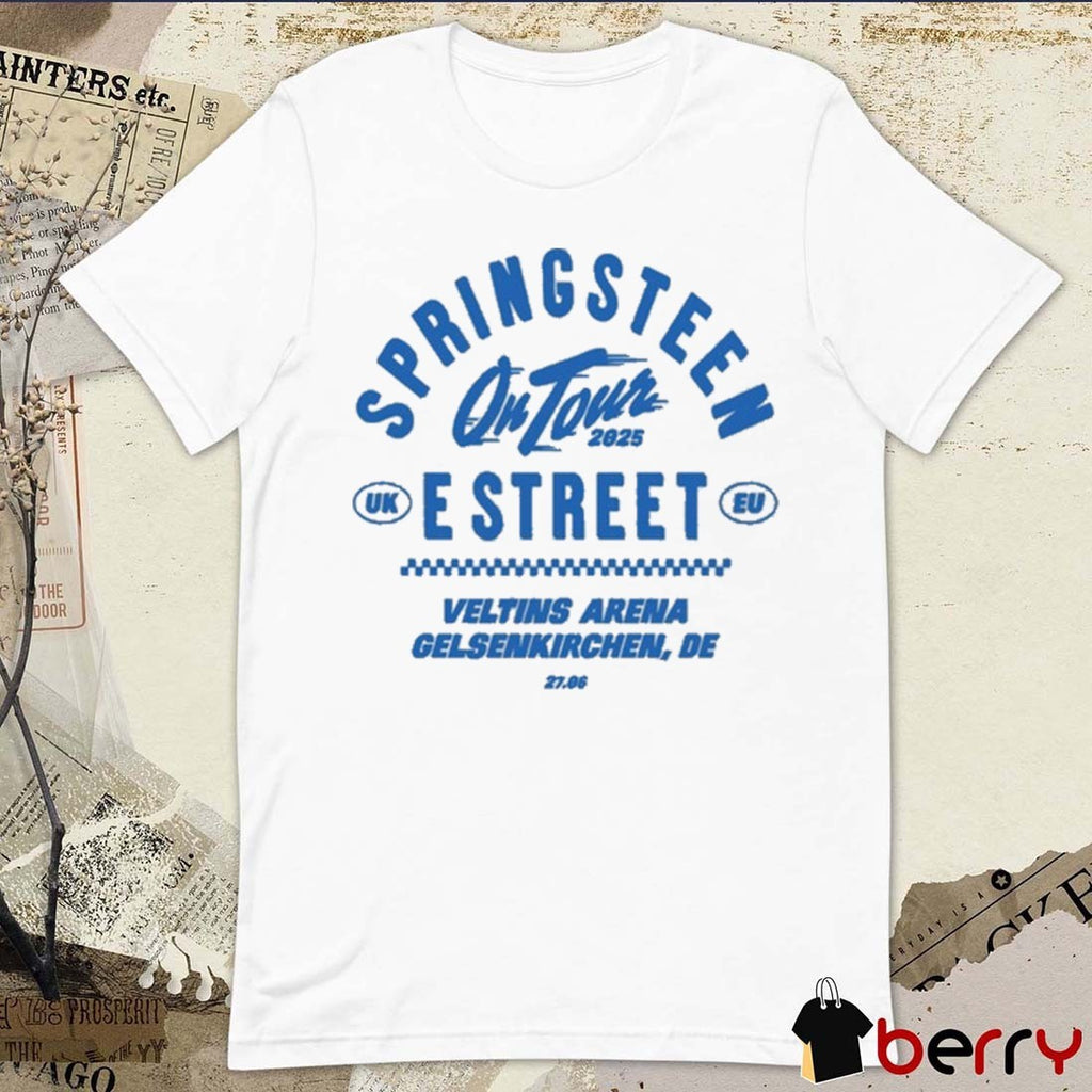 Bruce Springsteen and the E Street Band On Tour Veltins Arena Gelsenkirchen DE 6.27.2025 t-shirt