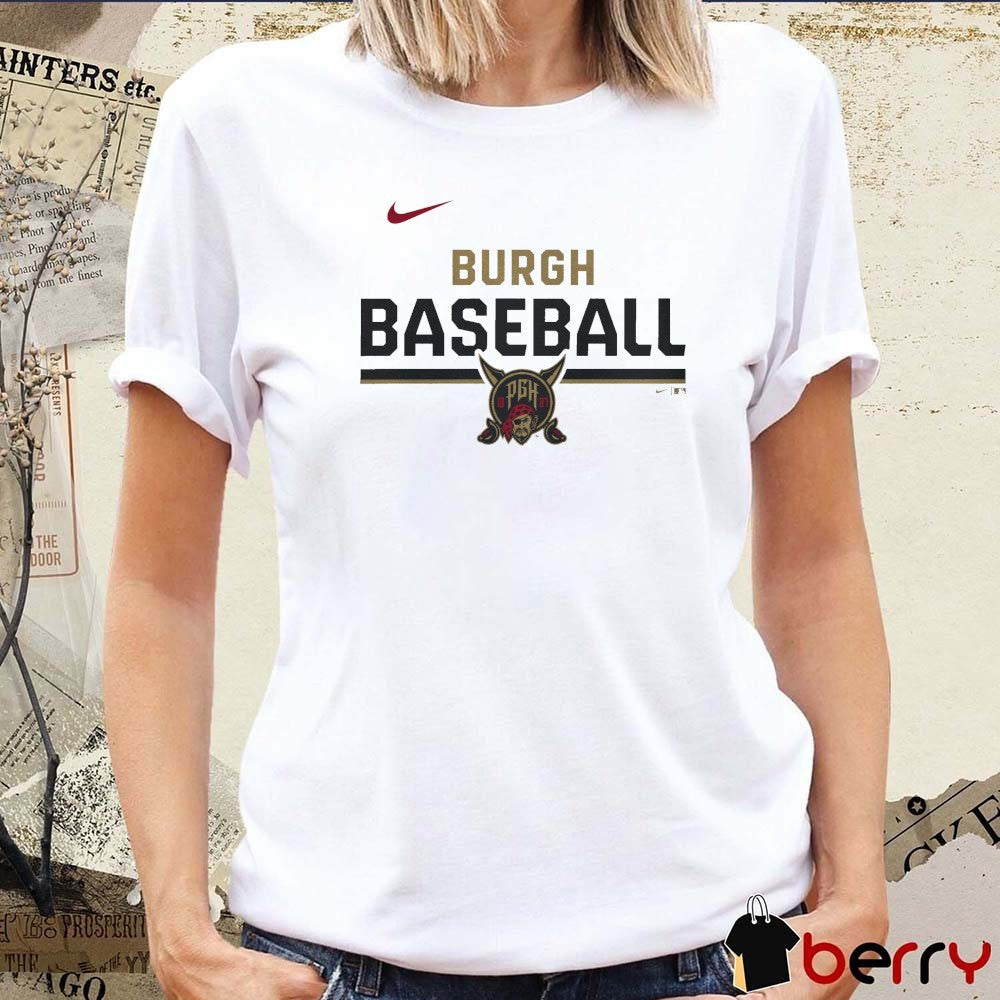 Burgh Baseball Pittsburgh Pirates MLB 2026 City Connect Stacked Team Phrase t-shirt