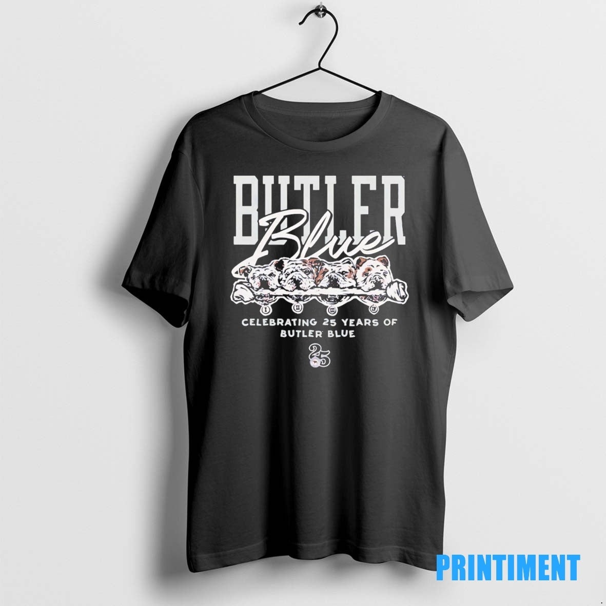 Official Butler Blue Celebrating 25 Years Of Butler Bulldogs Tee Sweater
