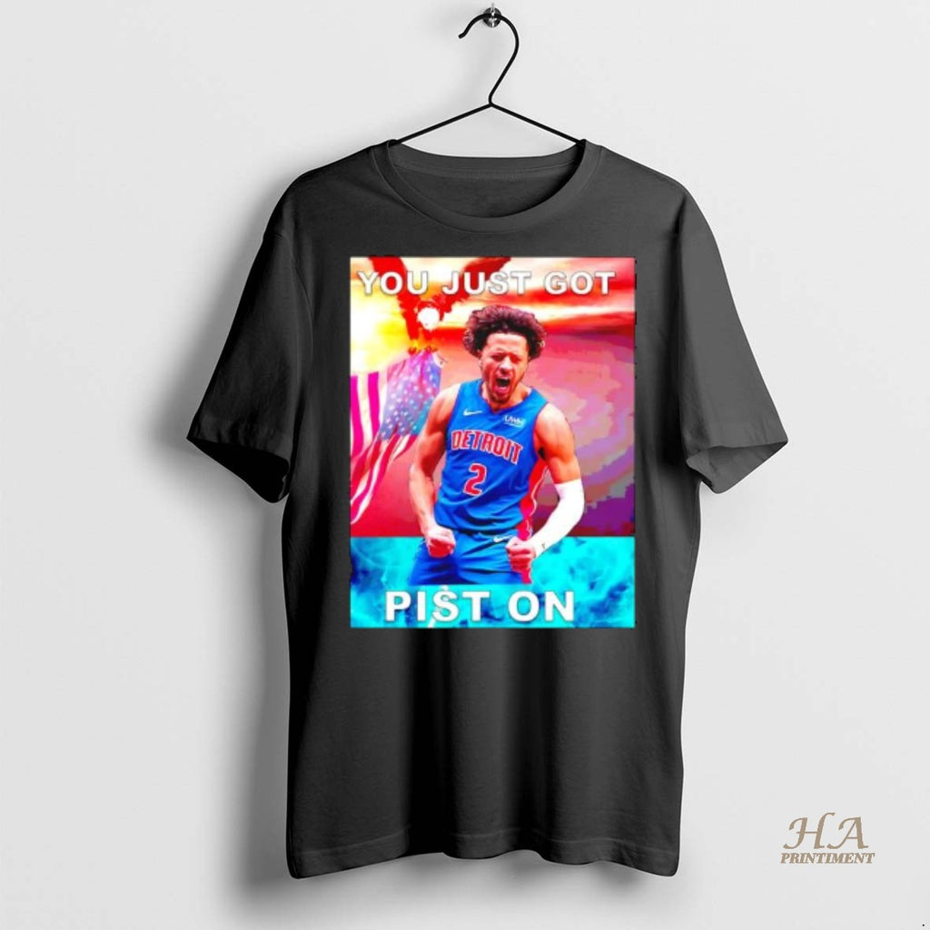 Official Cade Cunningham Detroit Pistons You Just Got Pist On Shirt
