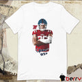 Caden Prieskorn Ole Miss Rebels Portrait Signature t-shirt