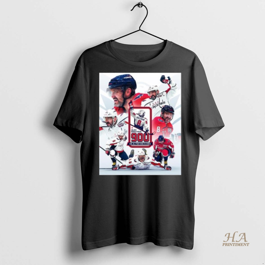 Official Capitals Alex Ovechkin 900 Nhl All Time Goals Leader Shirt