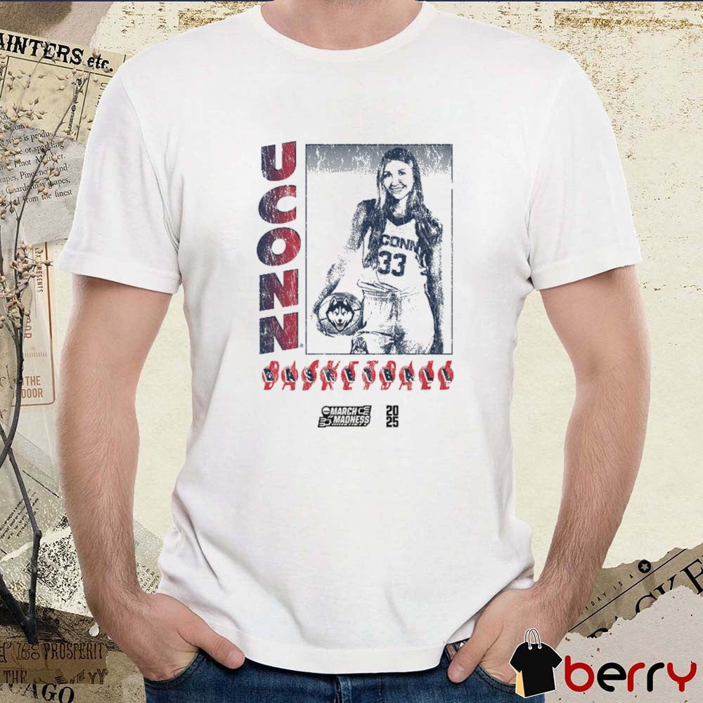 Caroline Ducharme Box Uconn Huskies Basketball 2025 NCAA March Madness Vintage t-shirt