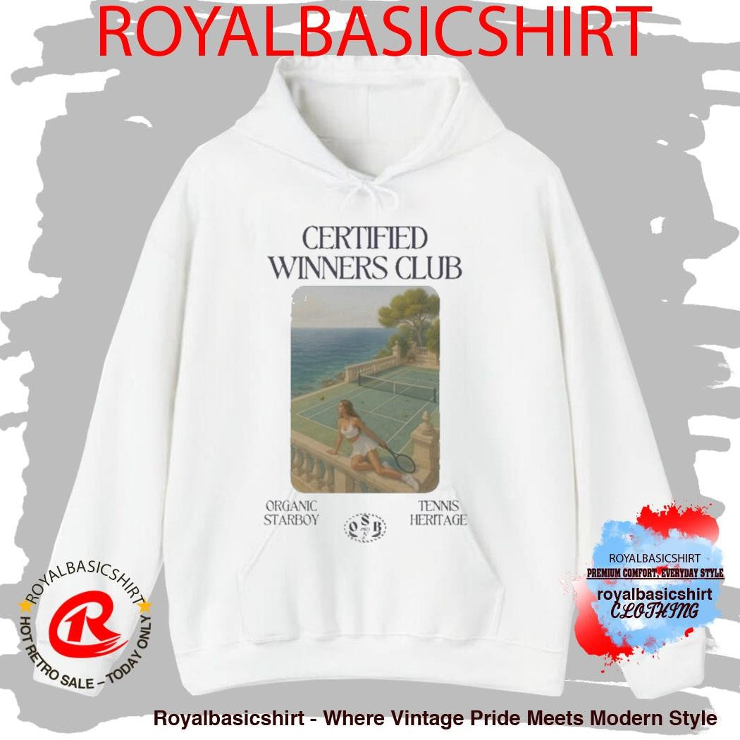 Certified Winners Club Organic Starboy Tennis Heritage Shirt