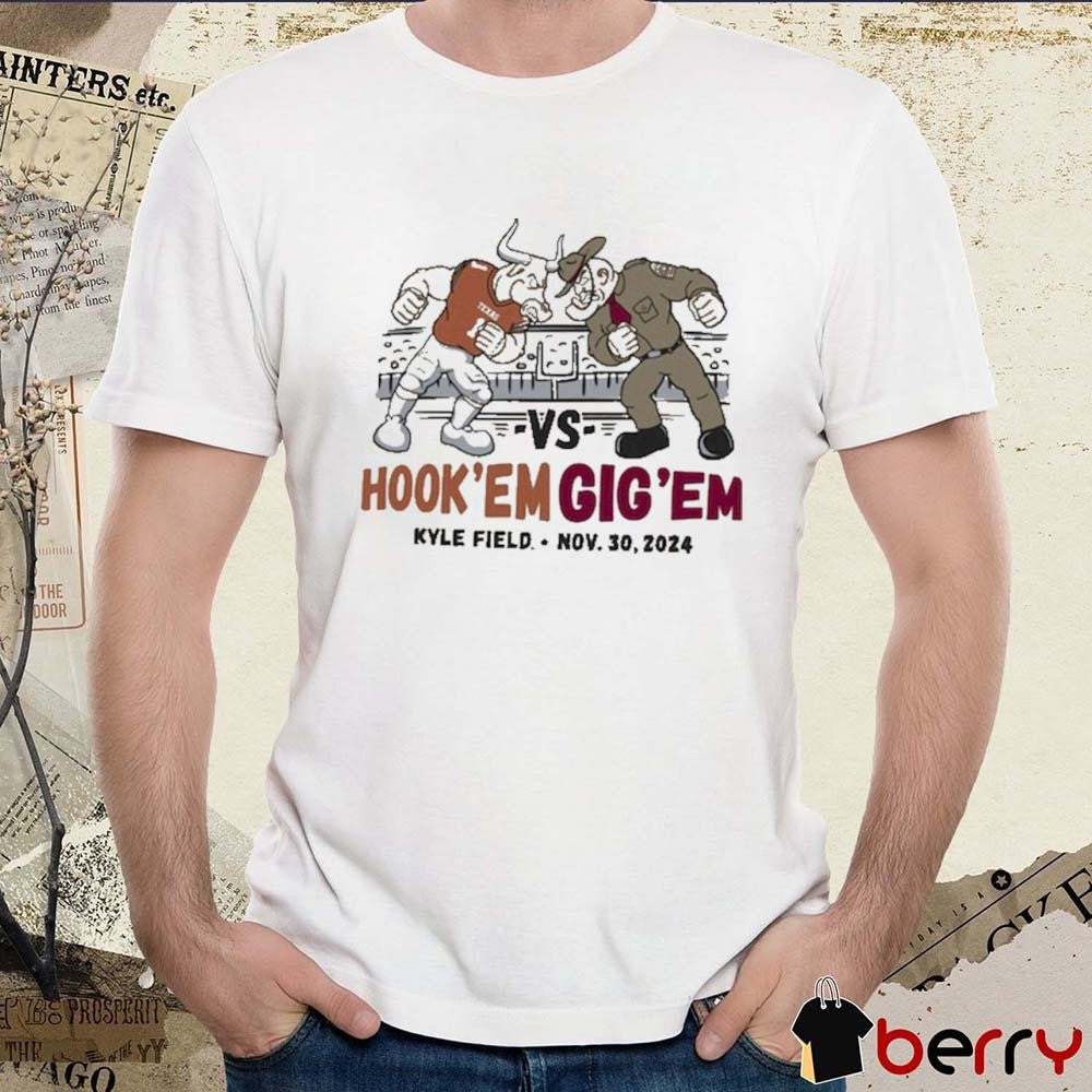 Champion Texas A&M Aggies vs. Texas Longhorns 2024 Lone Star Showdown Matchup NCAA Kyle Field Nov 30 t-shirt
