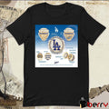 Championship Ring Partner Of The Los Angeles Dodgers Sunburst Shape That Represents The Sunny Climate Of LA Poster t-shirt