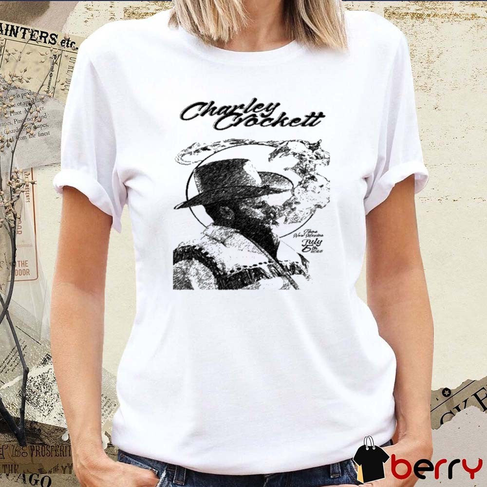 Charley Crockett Tour 2025 Taos New Mexico Jackson WY t-shirt