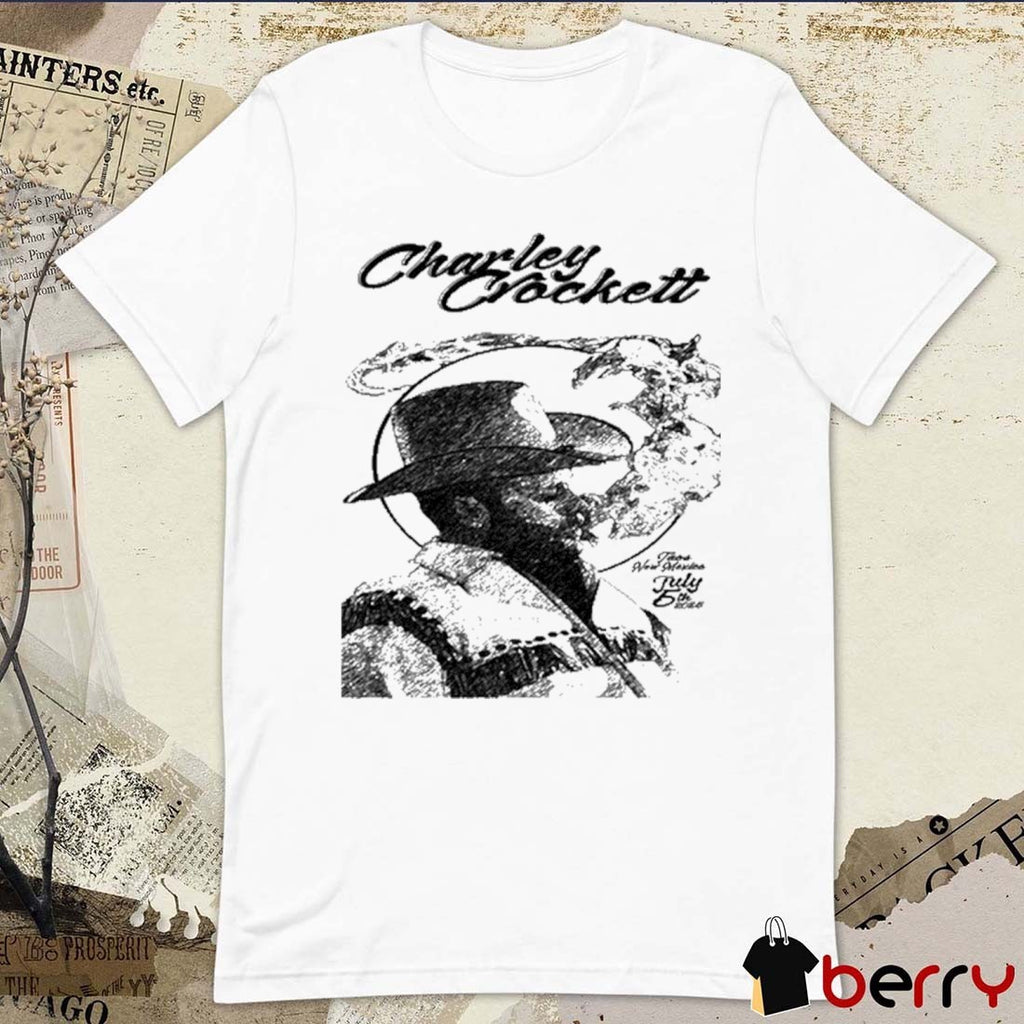Charley Crockett Tour 2025 Taos New Mexico Jackson WY t-shirt