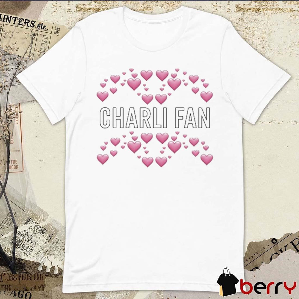 Charli Damelio Wearing Charli Fan t-shirt